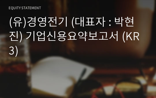 (유)경영전기 기업신용요약보고서 (KR3)