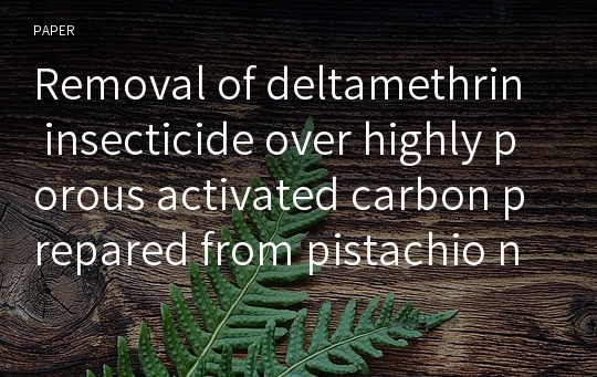 Removal of deltamethrin insecticide over highly porous activated carbon prepared from pistachio nutshells