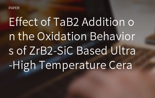 Effect of TaB2 Addition on the Oxidation Behaviors of ZrB2-SiC Based Ultra-High Temperature Ceramics