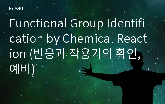 Functional Group Identification by Chemical Reaction (반응과 작용기의 확인, 예비)