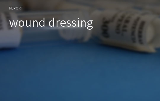 wound dressing