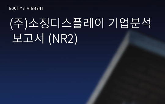 (주)비엘케이 기업분석 보고서 (NR2)