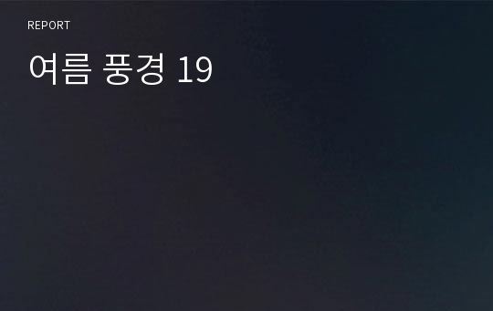 여름 풍경 19