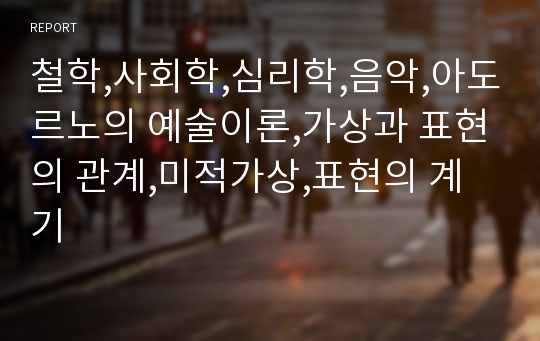 철학,사회학,심리학,음악,아도르노의 예술이론,가상과 표현의 관계,미적가상,표현의 계기