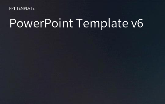 PowerPoint Template v6