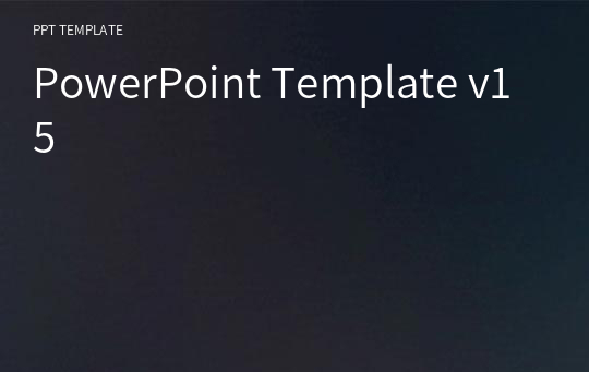 PowerPoint Template v15