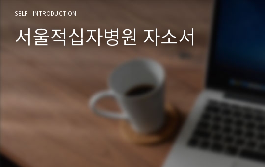 서울적십자병원 자소서