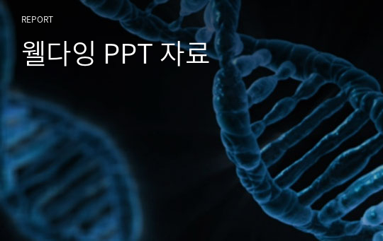 웰다잉 PPT 자료