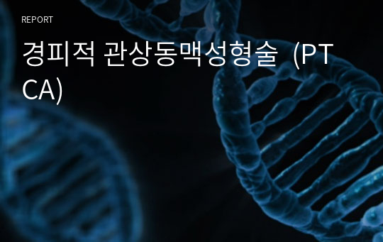 경피적 관상동맥성형술  (PTCA)