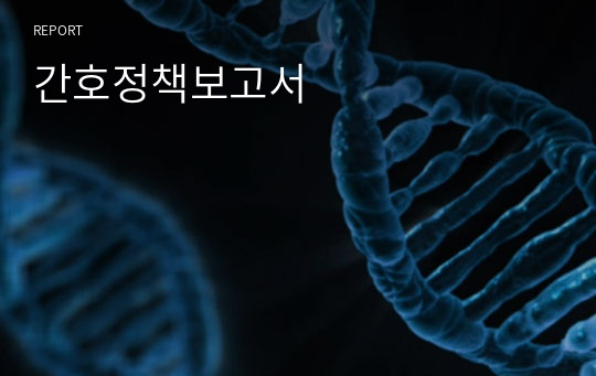 간호정책보고서