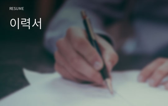 [DPL 디자인] 이력서 양식