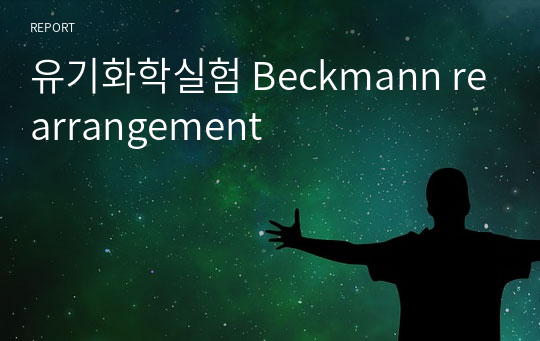 유기화학실험 Beckmann rearrangement