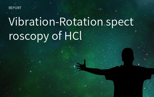 Vibration-Rotation spectroscopy of HCl