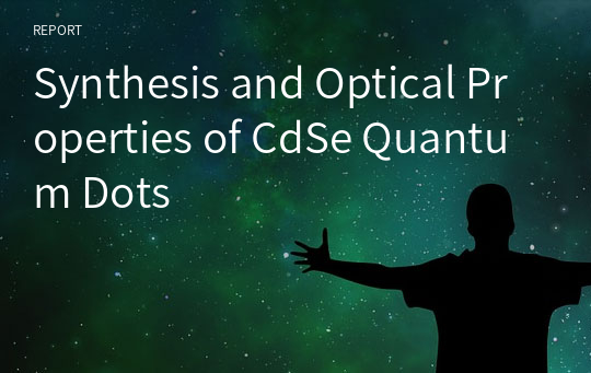 Synthesis and Optical Properties of CdSe Quantum Dots