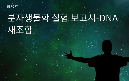 분자생물학 실험 보고서-DNA재조합