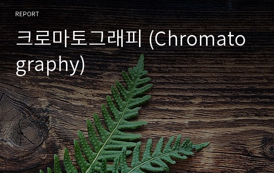 크로마토그래피 (Chromatography)