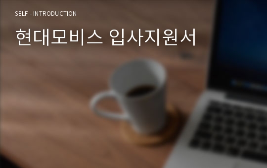 현대모비스 입사지원서