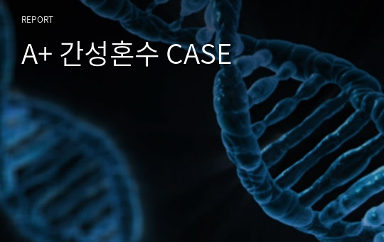 A+ 간성혼수 CASE