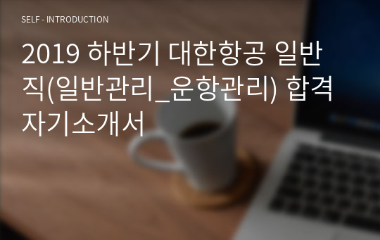 2019 하반기 대한항공 일반직(일반관리_운항관리) 합격 자기소개서