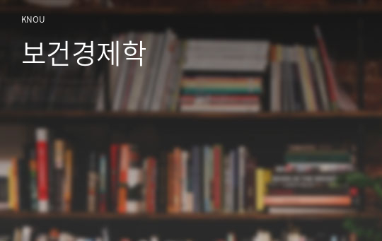 보건경제학