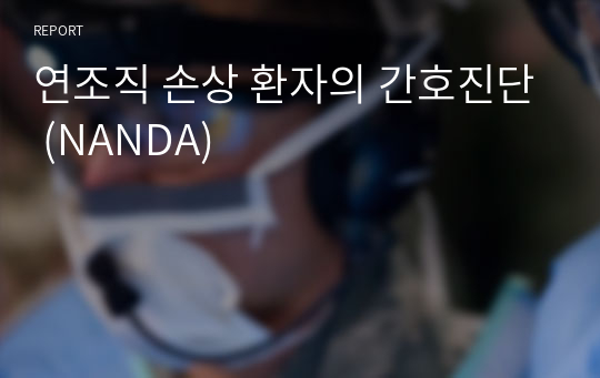 연조직 손상 환자의 간호진단 (NANDA)