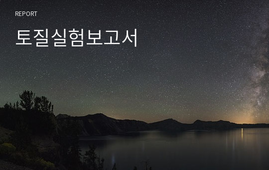 토질실험보고서