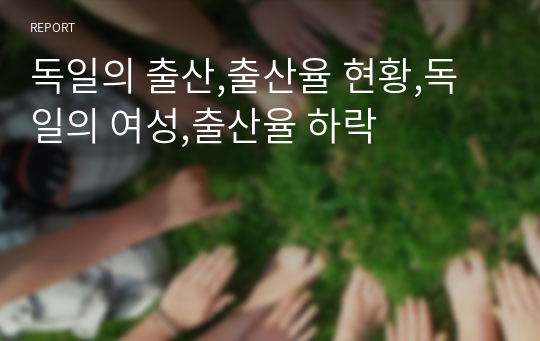 독일의 출산,출산율 현황,독일의 여성,출산율 하락