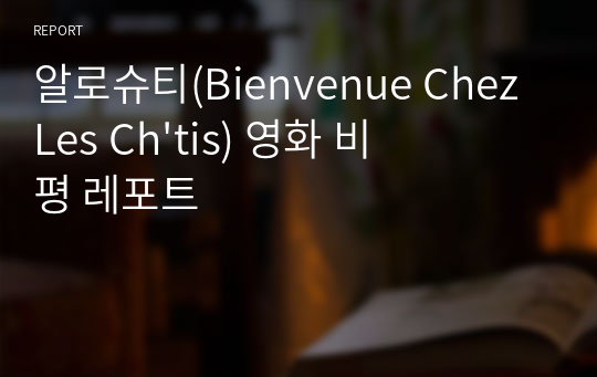 알로슈티(Bienvenue Chez Les Ch&#039;tis) 영화 비평 레포트