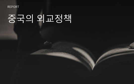 중국의 외교정책