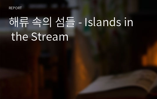 해류 속의 섬들 - Islands in the Stream