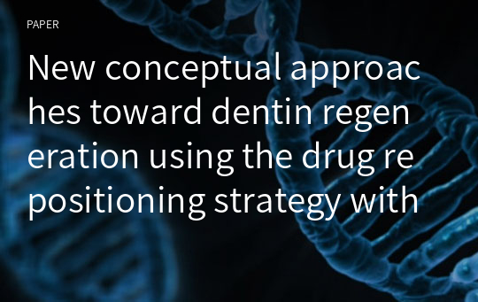 New conceptual approaches toward dentin regeneration using the drug repositioning strategy with Wnt signaling pathways