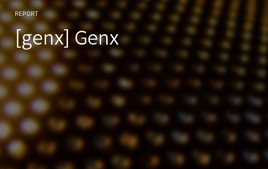 [genx] Genx