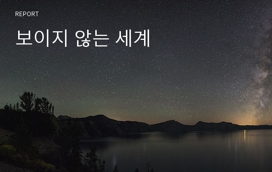 보이지 않는 세계