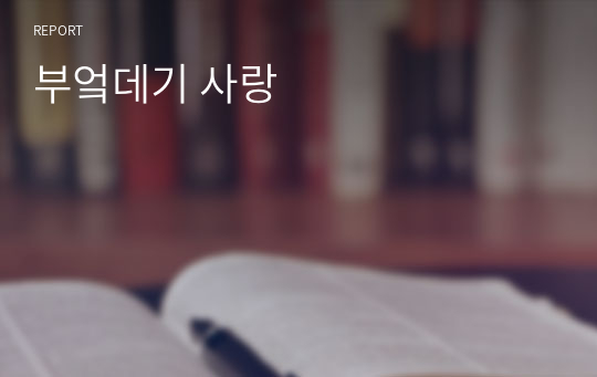 부엌데기 사랑