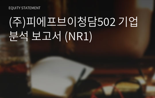 (주)피에프브이청담502 기업분석 보고서 (NR1)