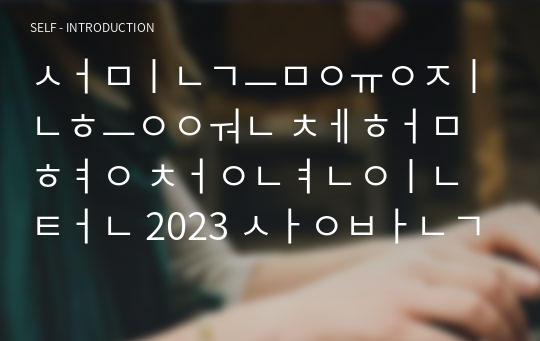 서민금융진흥원 체험형 청년인턴 2023 상반기 합격자소서