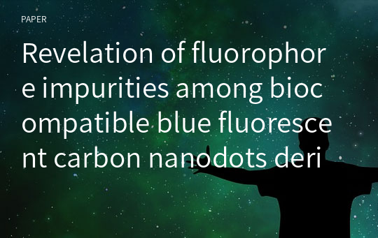 Revelation of fluorophore impurities among biocompatible blue fluorescent carbon nanodots derived from Hemigraphis alternata plant and bioimaging