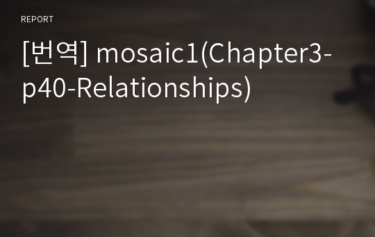 [번역] mosaic1(Chapter3-p40-Relationships)