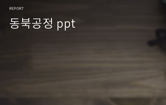 동북공정 ppt