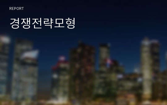 경쟁전략모형