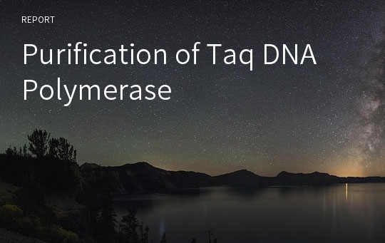 Purification of Taq DNA Polymerase