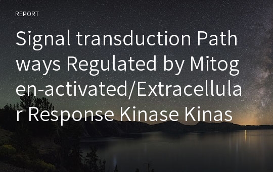 Signal transduction Pathways Regulated by Mitogen-activated/Extracellular Response Kinase Kinase Kinase Induce Cell Death