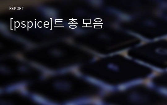 [pspice]트 총 모음