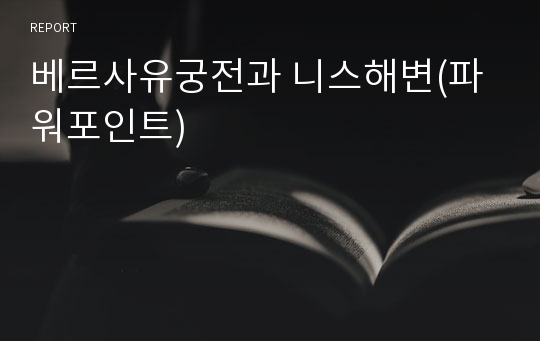 베르사유궁전과 니스해변(파워포인트)