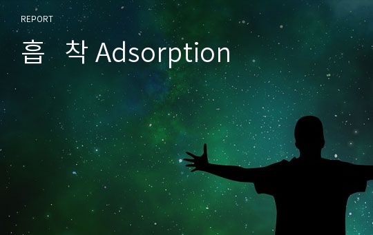 흡   착 Adsorption