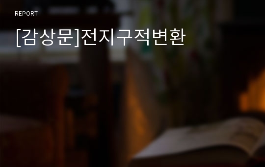 [감상문]전지구적변환