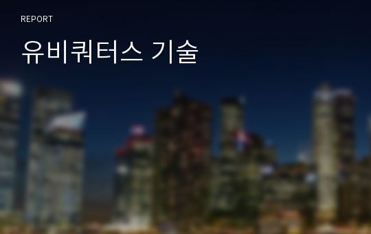 유비쿼터스 기술