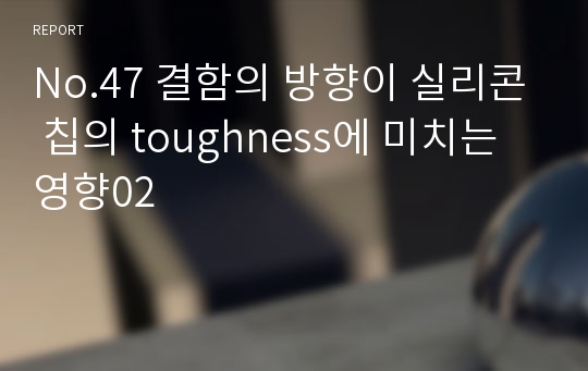 No.47 결함의 방향이 실리콘 칩의 toughness에 미치는 영향02