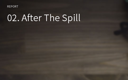 02. After The Spill