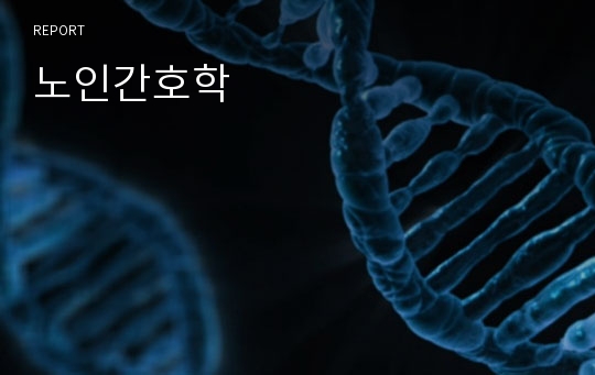 노인간호학